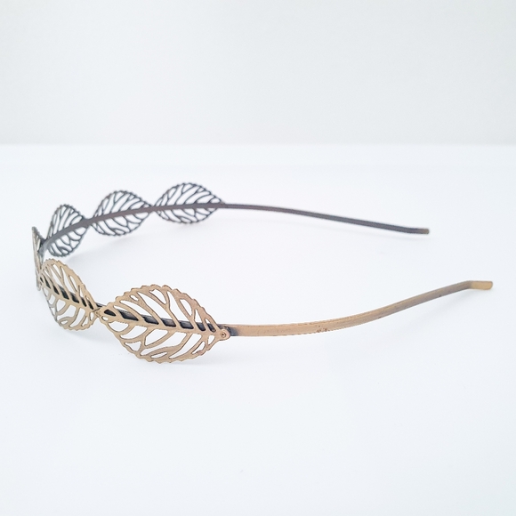 Bronze Leaf Headband - Picture 2 of 3